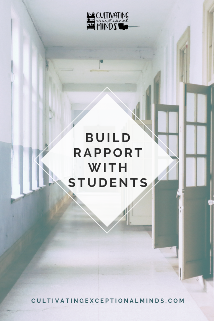building rapport with students