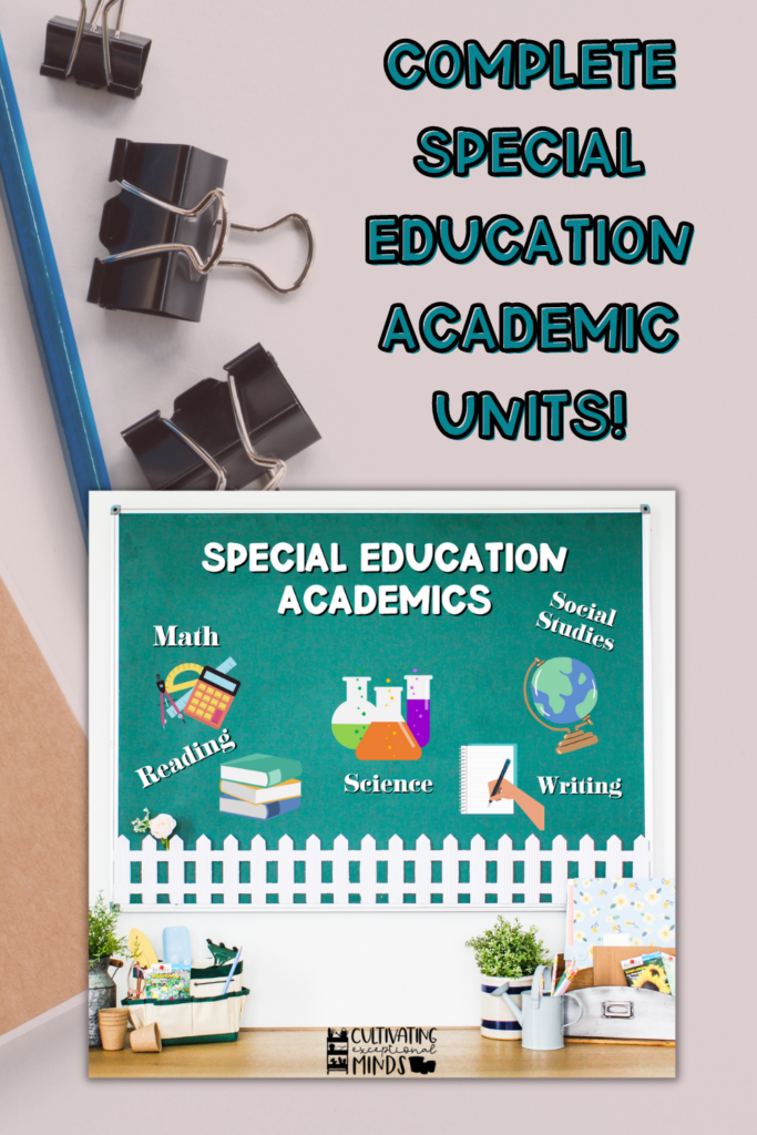 Special Education Academics Bundle from Cultivating Exceptional Minds. Special Education Teacher Must Haves 2022