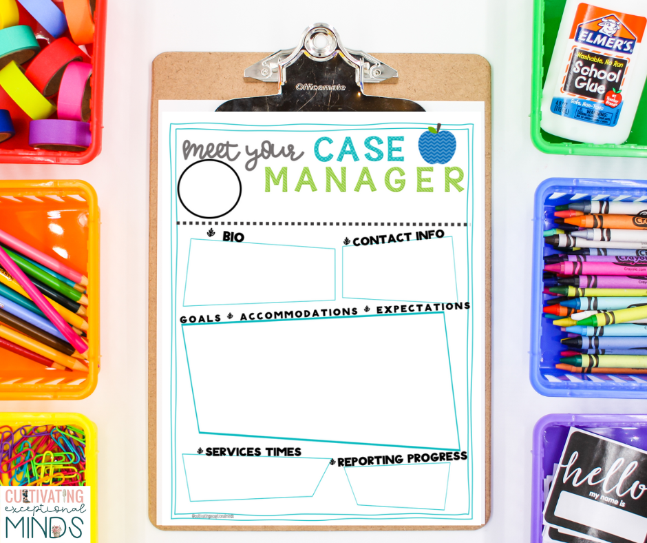 Meet the Case Manager Letter Example