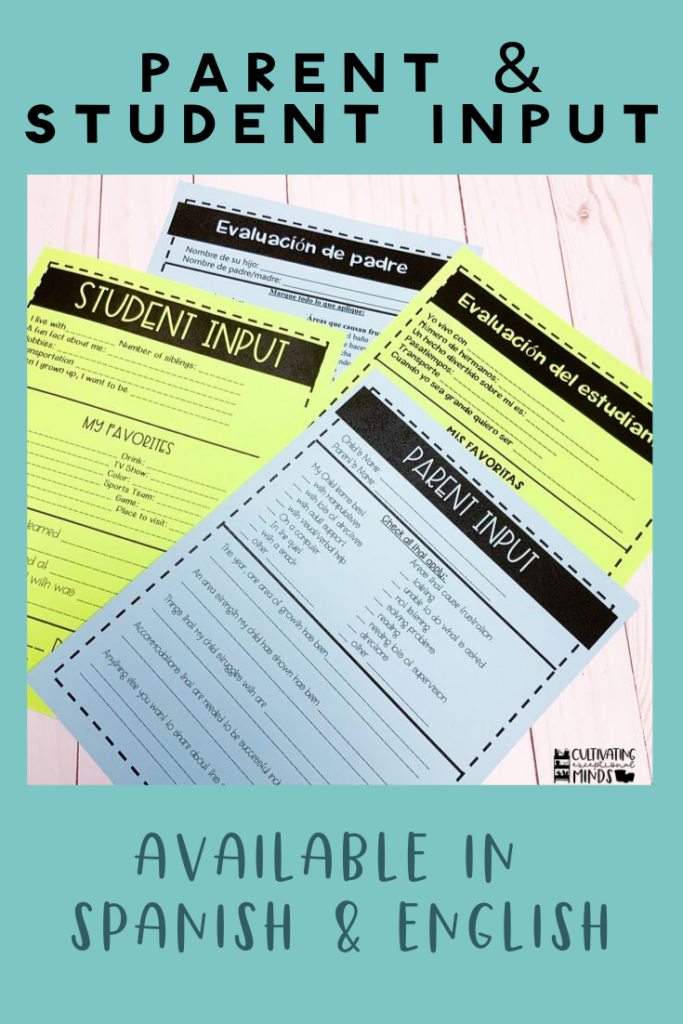 iep forms