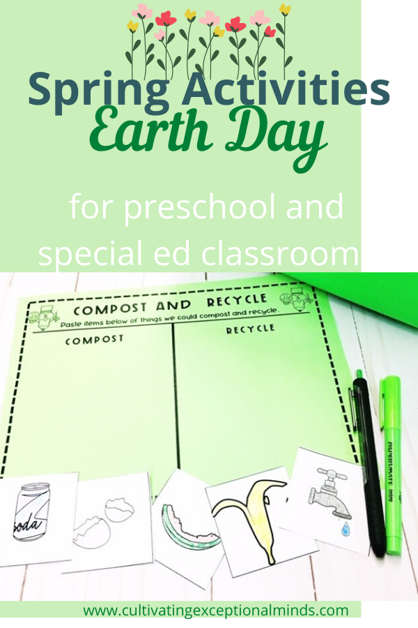 earth day worksheets for preschool cultivating exceptional minds