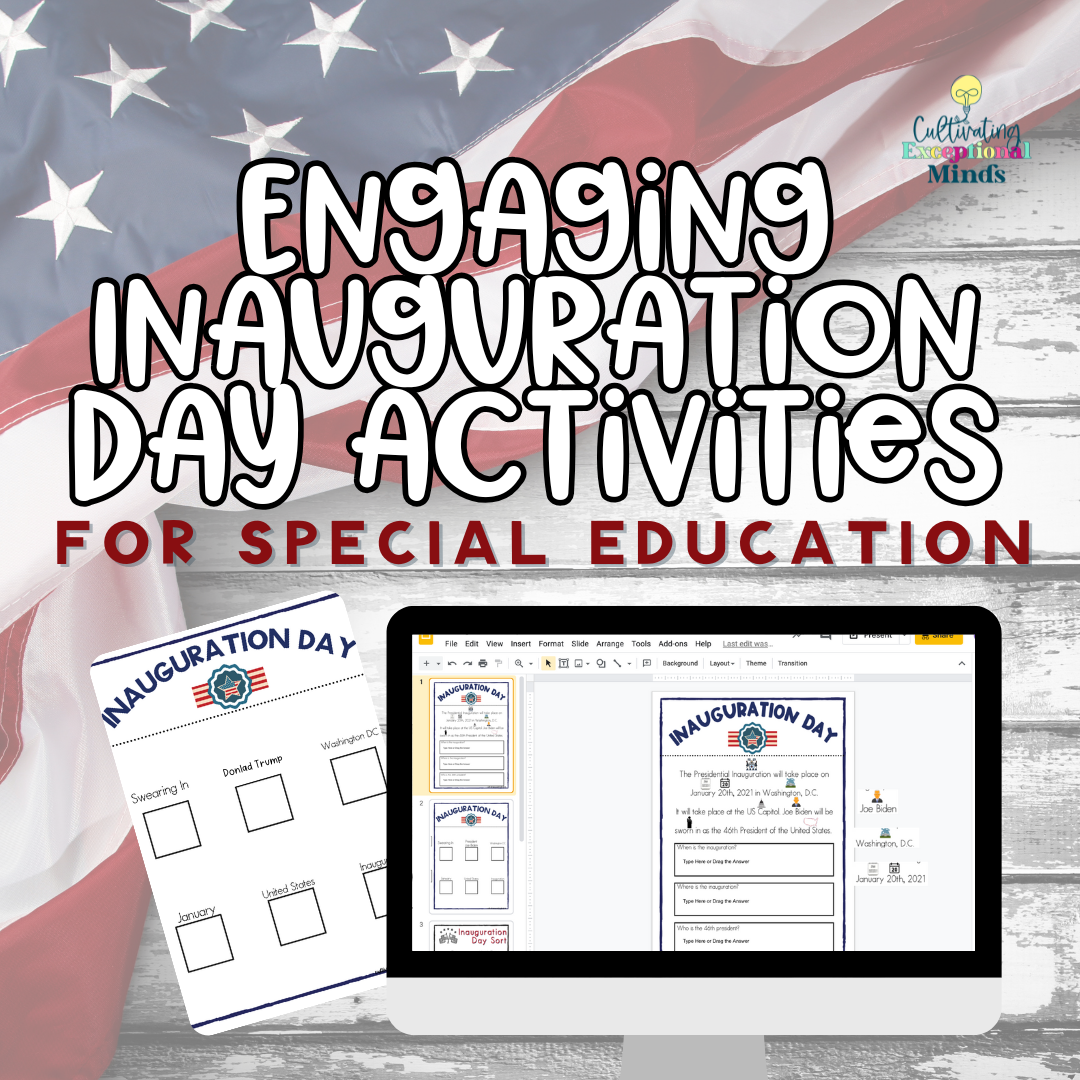 special education inauguration day activities