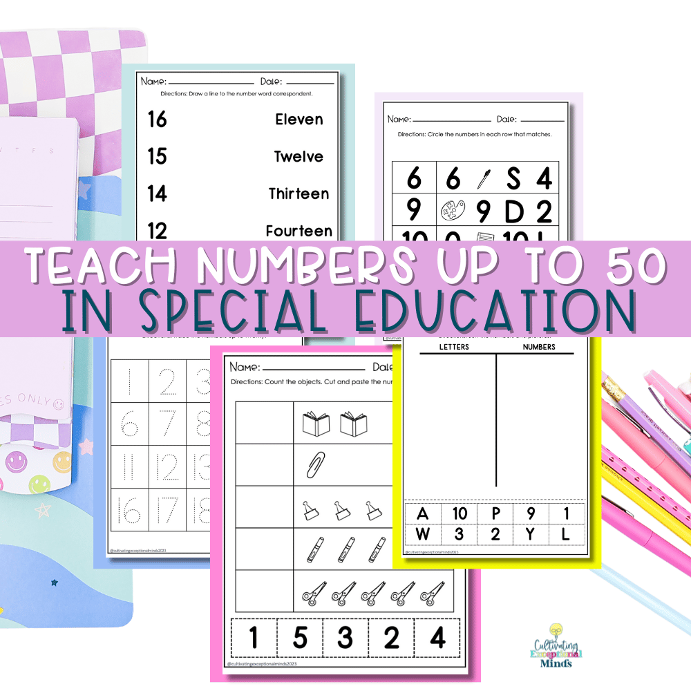 counting special education math curriculum special ed math special education